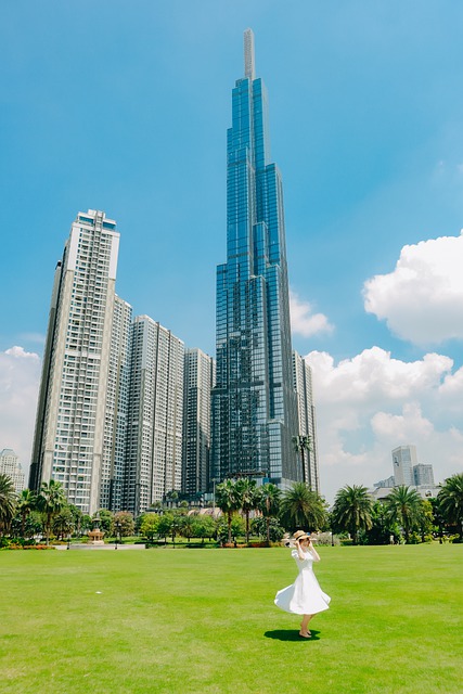 Free download woman park buildings girl outdoors free picture to be edited with GIMP free online image editor