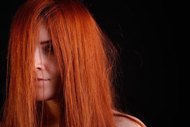 Free download woman red hair portrait girl face free picture to be edited with GIMP free online image editor
