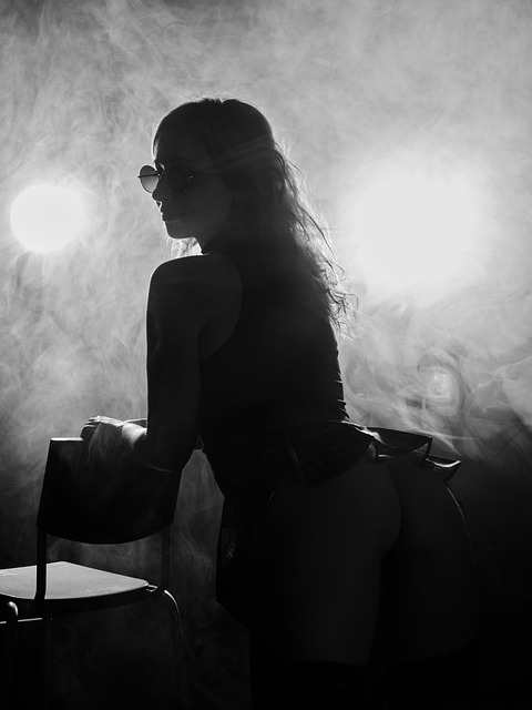 Free download woman smoke twilight young woman free picture to be edited with GIMP free online image editor