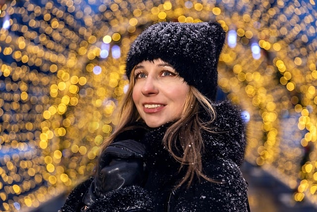 Free download woman snow hat fur sheepskin coat free picture to be edited with GIMP free online image editor