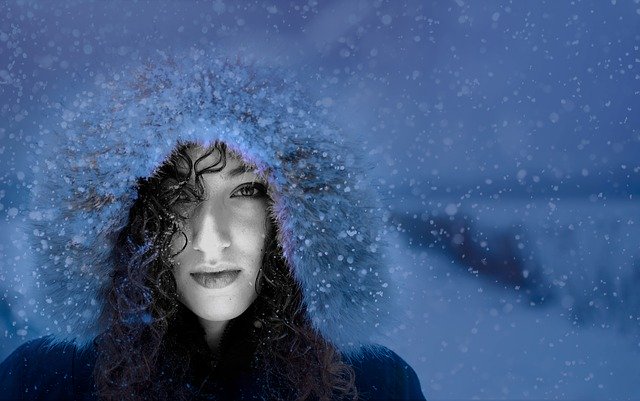 Free download Woman Snow Winter -  free photo or picture to be edited with GIMP online image editor