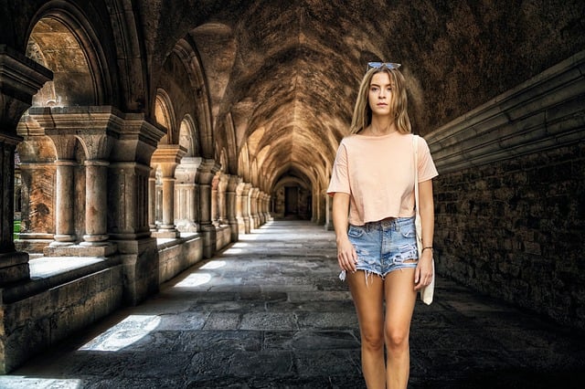 Free download woman teenager monastery vault free picture to be edited with GIMP free online image editor
