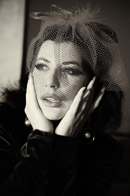 Free download woman veil model make up style free picture to be edited with GIMP free online image editor