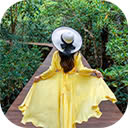 woman walking nature park  screen for extension Chrome web store in OffiDocs Chromium