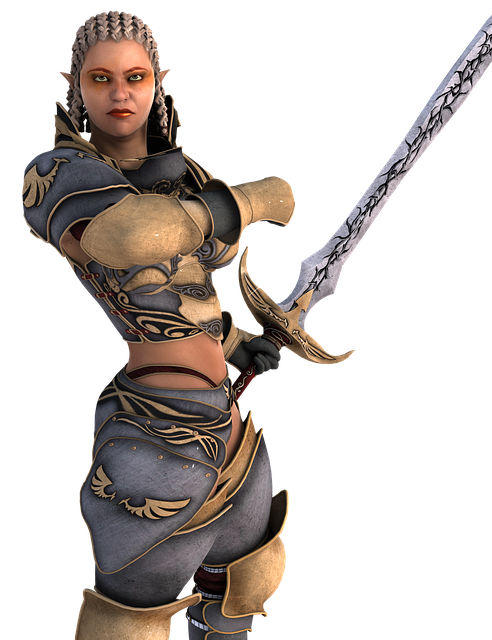 Téléchargement gratuit de l'illustration gratuite Woman Warrior Fit à éditer avec l'éditeur d'images en ligne GIMP