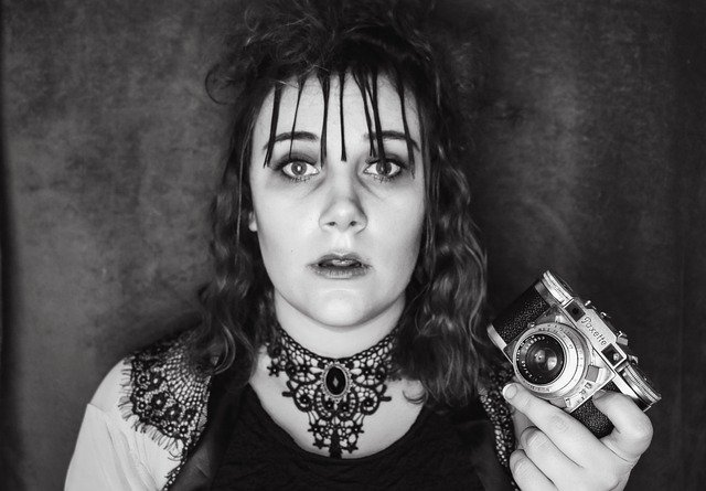 Free download Woman Weirdo Noir Black -  free photo or picture to be edited with GIMP online image editor