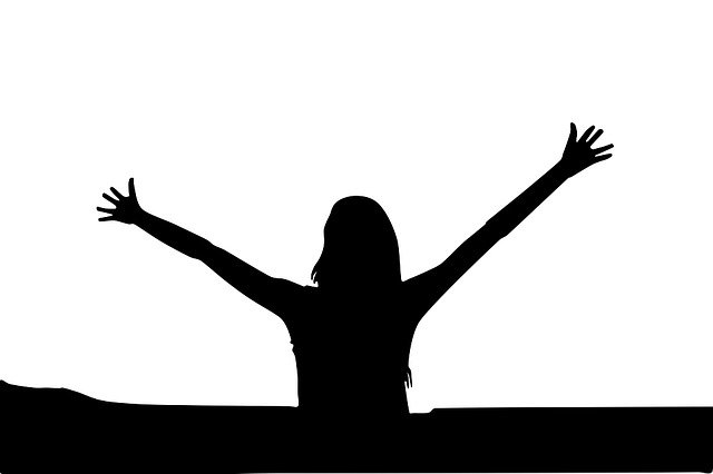 Free download Woman Worship Silhouette -  free illustration to be edited with GIMP free online image editor