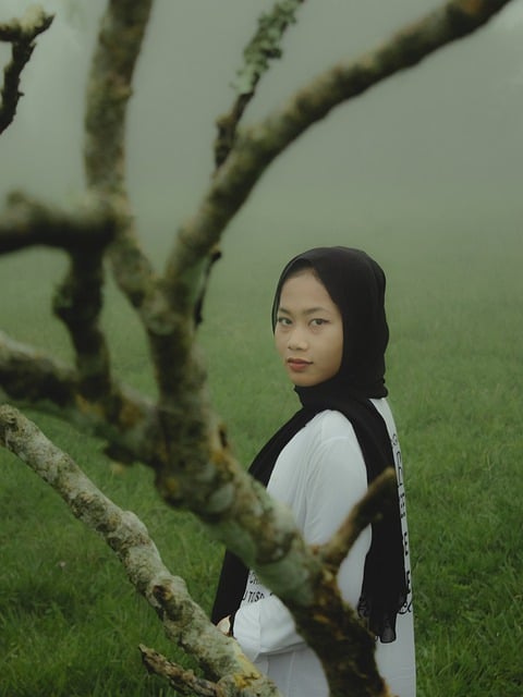 Free download women girls hijab muslim potrait free picture to be edited with GIMP free online image editor