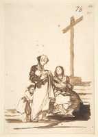 Free download Women with Children by a Wayside Cross, from Images of Spain Album (F), 78 free photo or picture to be edited with GIMP online image editor