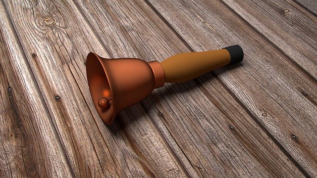 Free download Wood Bell 3D -  free illustration to be edited with GIMP free online image editor