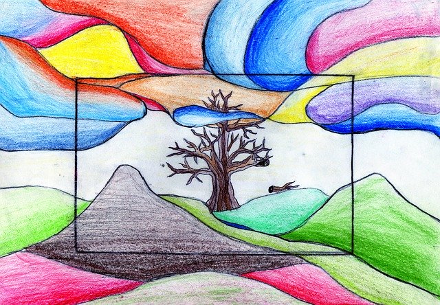 Free download Wood Color Colorful Clouds -  free illustration to be edited with GIMP free online image editor