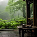 Wooden house in the forest wallpaper  screen for extension Chrome web store in OffiDocs Chromium