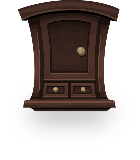 Free download Wooden Storage Cabinet - Free vector graphic on Pixabay free illustration to be edited with GIMP free online image editor