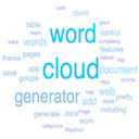 Word Cloud Web App  screen for extension Chrome web store in OffiDocs Chromium