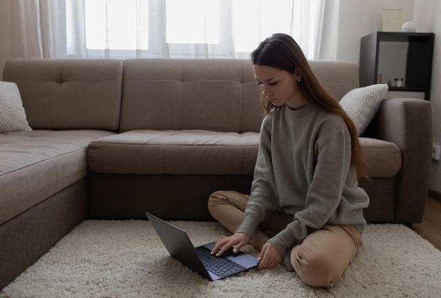 Free download work from home woman laptop free picture to be edited with GIMP free online image editor