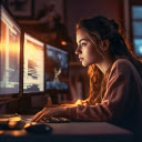 Working girl  screen for extension Chrome web store in OffiDocs Chromium