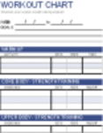 قم بتنزيل قالب Workout Chart Microsoft Word أو Excel أو Powerpoint مجانًا لتحريره باستخدام LibreOffice عبر الإنترنت أو OpenOffice Desktop عبر الإنترنت