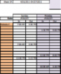 Free download Work Schedule Template 1 DOC, XLS or PPT template free to be edited with LibreOffice online or OpenOffice Desktop online