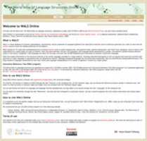 Free download World Atlas of Language Structures (WALS) 2008 free photo or picture to be edited with GIMP online image editor