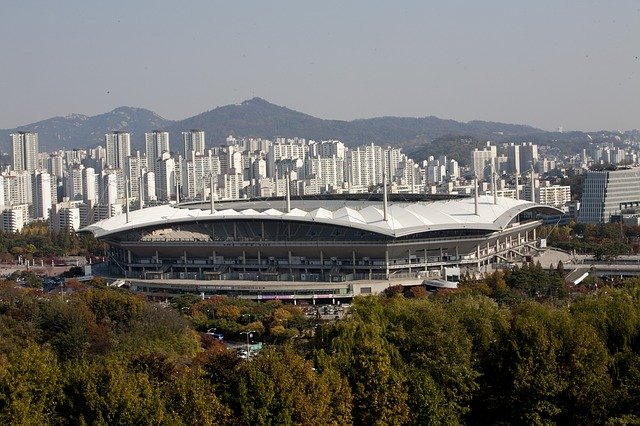 Descarga gratis la imagen gratuita del estadio de la copa mundial sangam dong para editar con el editor de imágenes en línea gratuito GIMP