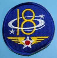 Free download World War Two 18th Army Air Force Ghost Division Patch free photo or picture to be edited with GIMP online image editor