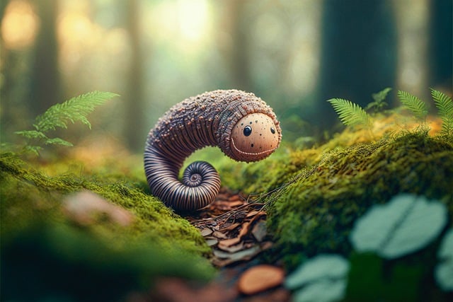 Free download worm little worm forest animal free picture to be edited with GIMP free online image editor