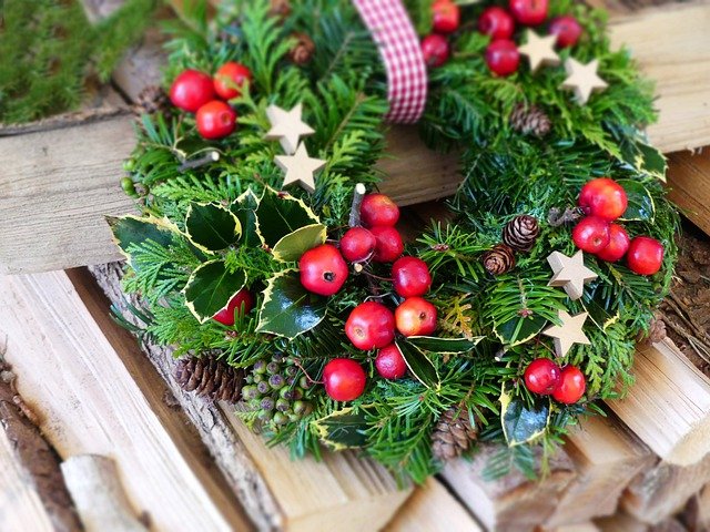 Free download wreath christmas decoration free picture to be edited with GIMP free online image editor