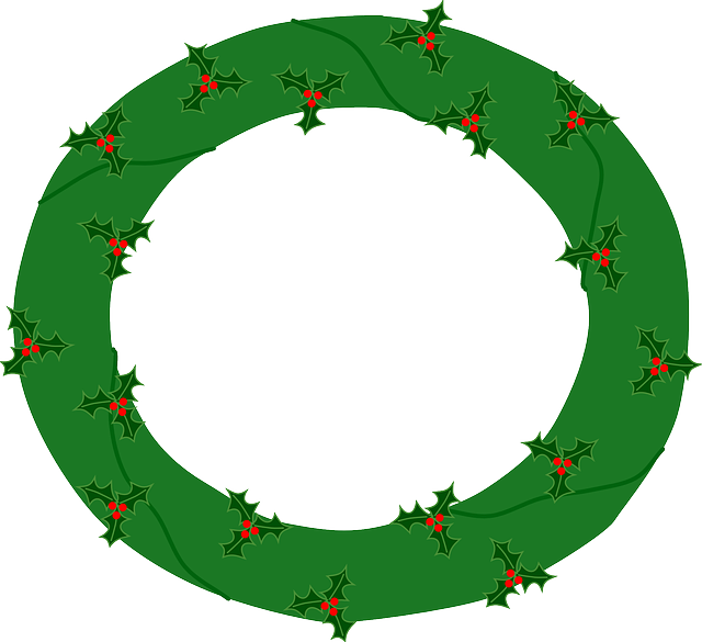 Free graphic Wreath Evergreen Berries - Free vector graphic on Pixabay to be edited by GIMP free image editor by OffiDocs