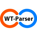WT Parser  screen for extension Chrome web store in OffiDocs Chromium