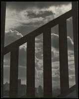 Free download [City Skyline Seen Through Railing] free photo or picture to be edited with GIMP online image editor