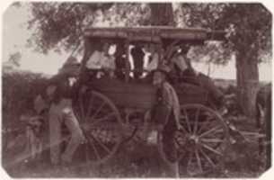 Free download [Group with Horse-Drawn Carriage] free photo or picture to be edited with GIMP online image editor
