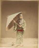 Free download [Japanese Woman with Parasol] free photo or picture to be edited with GIMP online image editor