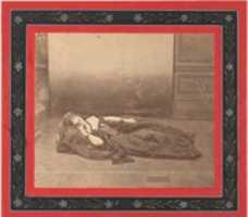 Free download [La Comtesse Reclining in Dark Dress with Chain Around Neck] free photo or picture to be edited with GIMP online image editor