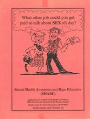 Free download [Sexual Health Awareness and Rape Educators (SHARE) notice for applications] free photo or picture to be edited with GIMP online image editor