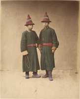 Free download [Two Chinese Men in Matching Traditional Dress] free photo or picture to be edited with GIMP online image editor