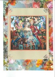 Free download `French Courtly` card created using decoupage, designed by Georgina Rockas free photo or picture to be edited with GIMP online image editor