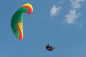 Free download 02.04.2017 / Paraglider (Teo Grca) / Winching / at Moravske Toplice free photo or picture to be edited with GIMP online image editor