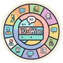 10xWise Multi AI Chat  screen for extension Chrome web store in OffiDocs Chromium