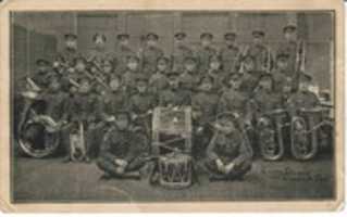 Free download 149th Battalion Band Post Card London Ont.1916 free photo or picture to be edited with GIMP online image editor