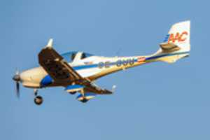 Free download 18.11.2017 / OE-CUU / Aquila A 210 / Landing at Graz airport free photo or picture to be edited with GIMP online image editor