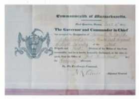 Free download 1847 Commonwealth Of Massachusetts, Headquarters, Boston. The Governor and Commander in Chief free photo or picture to be edited with GIMP online image editor