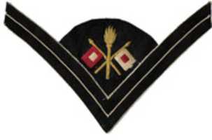 Free download 1872-1902 United States Army Chevrons for Corporal of the Signal Corps free photo or picture to be edited with GIMP online image editor