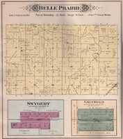 Free download 1893 Plat Book By Ogle with Belle Prairie Township, Illinois Map free photo or picture to be edited with GIMP online image editor