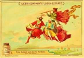 Free download 1901.  Prinz Achmed und die Paribanu Trading Cards in German. free photo or picture to be edited with GIMP online image editor