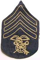 Free download 1902-1941 United States Army Quartermaster Corps Chain-Stitched Chevrons on Denim free photo or picture to be edited with GIMP online image editor