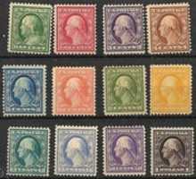 Free download 1908-1909  Washington-Franklin Definitive U.S. Postage Stamps free photo or picture to be edited with GIMP online image editor