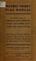 Free download (1908) Flags of American and Canadian Yacht and Power Boat Clubs and Associations free photo or picture to be edited with GIMP online image editor