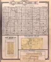 免费下载 1911 年伊利诺伊州利文斯顿县贝尔草原镇地图 免费照片或图片可使用 GIMP 在线图像编辑器进行编辑