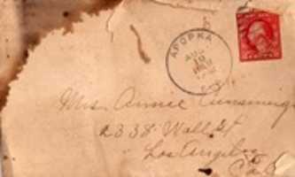 Free download 1912 Cummings Envelope Apopka FlL free photo or picture to be edited with GIMP online image editor
