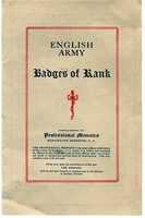 Faça o download gratuito de 1915 English Army Badges Of Rank foto ou imagem gratuita para ser editada com o editor de imagens on-line do GIMP